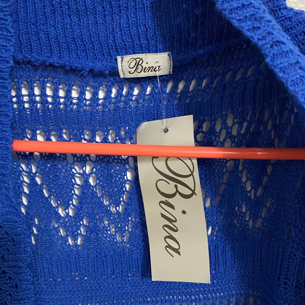 NWT Bina Crochet Shrug - Picture 2 of 4